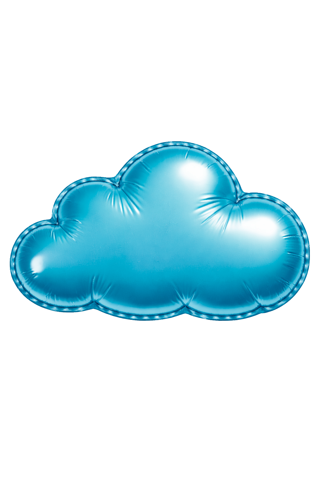 Wolke Ballon blau